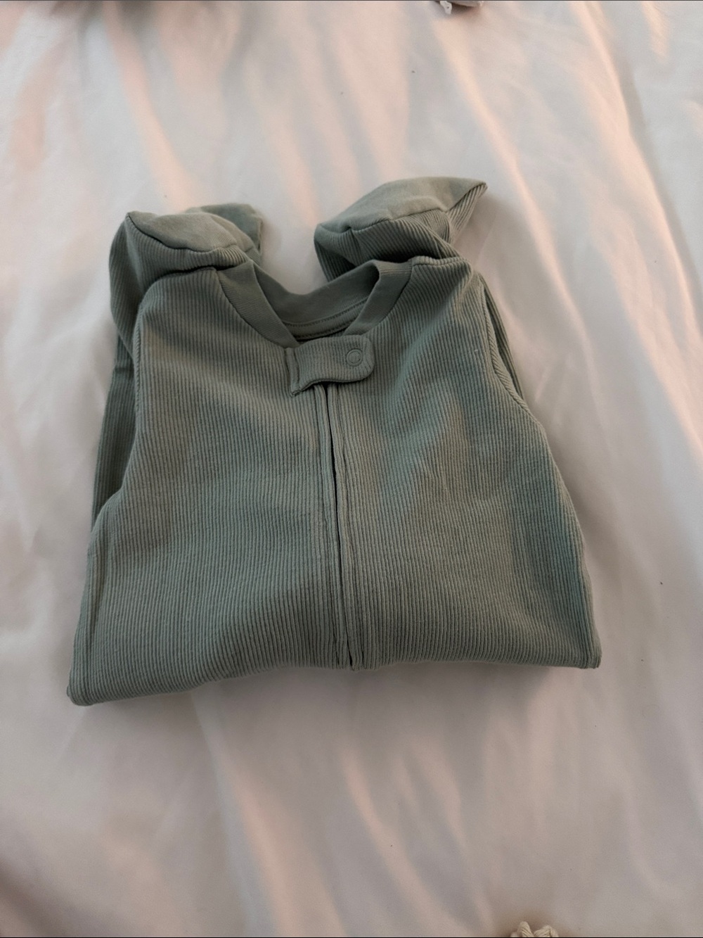 Little Planet Organic Baby Pajamas in Sage Green NWT